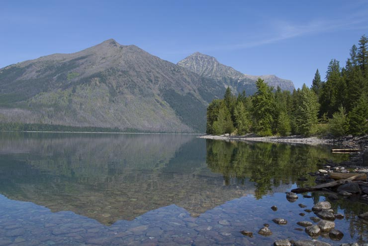 McDonald Lake in Glacier National Park