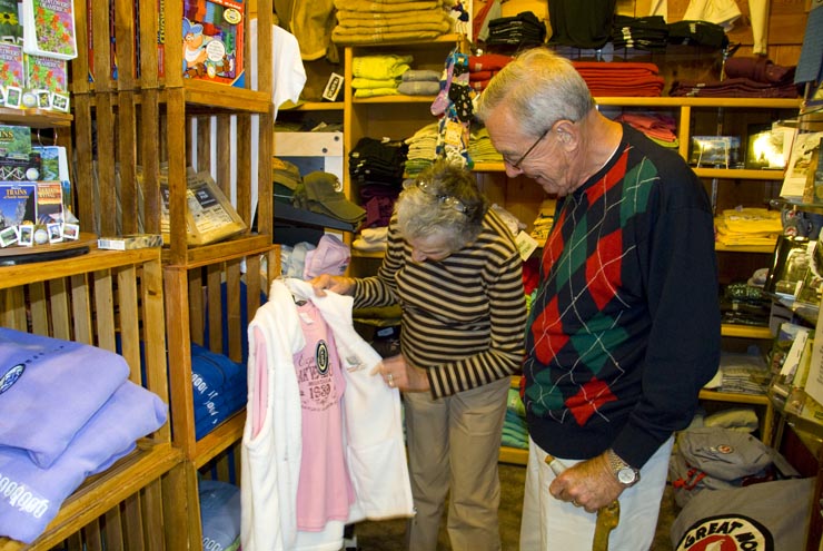 James J. Hill Gift Shop inside the Izaak Walton Inn