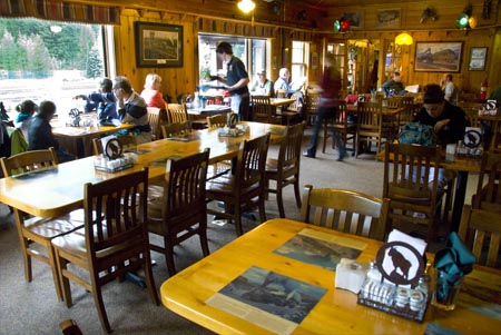 Dining Car Restaurant at the Izaak Walton Inn