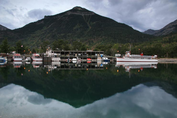 Dock on Upper Waterton Lake